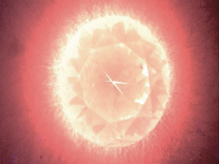 宝石（UV光源）の観察例